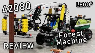LEGO 42080 Review | LEGO Forest Machine | Review 42080 LEGO Technic 2018 | LEGO Pneumatic