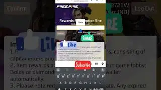 Free fire today's redeem code | free fire redemption site code | FF redemption code | FF redeem code