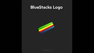 Bluestacks 3D Logo with Source Code ⚡| Bluestacks Logo | for Beginners 