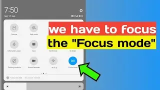 how to use focus mode in redmi in tamil