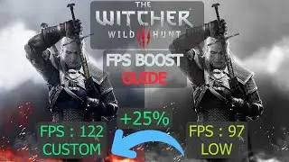 The Witcher 3 Wild Hunt FPS Boost Guide For Low End PCs. 25% FPS Boost With Custom Settings.