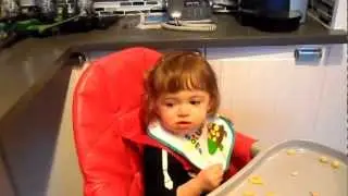 Baby rocking out to Krispy Kreme Halloween SO CUTE