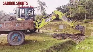 Jcb vs tractor loding 🌿