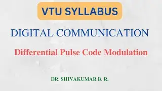17.  Differential Pulse Code Modulation