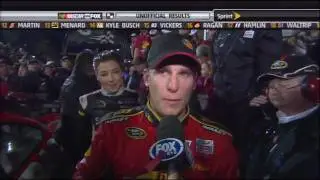 2010 NASCAR Daytona 500 Jamie McMurray Emotional Victory Lane Celebration