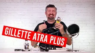 Gillette Atra Plus - Matt Shaves with Vintage Gillette Cartridge Razor from the 1970's