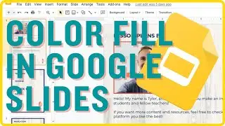 How to Color Fill in Google Slides