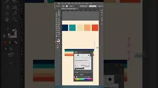 Create Rainbow Effect using Brush in Adobe Illustrator #illustratortutorialhindi #adobeillustrator