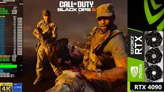 Call Of Duty Black Ops 6 Campaign Maximum Settings DLAA 4K | RTX 4090 | i9 14900KS