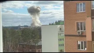 кадры  взрыва с Украины