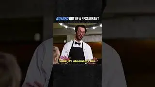 When you go to a restaurant late...