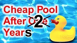 Cheap Pool 2 Years Later - Walmart Swimming Pools Review Summer Waves Elite Above Ground Frame Pool