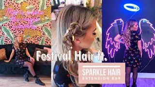 Festival Hair 2020 ft. Sparkle Hair Extension Bar