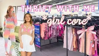 thrift with me for my dream girly core aesthetic closet  🎀 *taylor swift lover set worth $500*