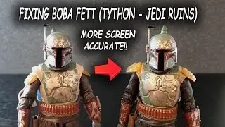Fixing Boba Fett (Tython - Jedi Ruins)  EASY and more screen accurate!  (Star Wars Black Series)