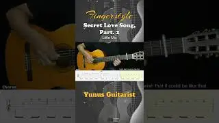 Secret Love Song, Pt. II - Little Mix - Fingerstyle Guitar Tutorial + TAB & Lyrics 