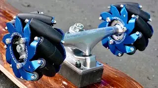 METAL OMNIDIRECTIONAL SKATEBOARD WHEELS?!