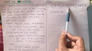 Searching in linked list (Sorted/unsorted) Lecture-17