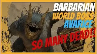 Diablo 4 World boss Avarice! #diablo4 #barbarian #avarice