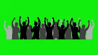 Crowd || Green Screen