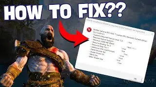 God of War Insufficient VRam or required D3D12 Error Fix | How to Fix God of War Ragnarok Errors