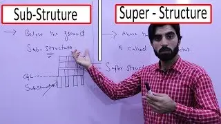 Difference b/w Sub - Structure and Super Structure in Building - Sub Structure and Super Structure