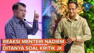 Momen Menteri Nadiem Terdiam dan "Kabur" Kala Ditanya soal Kritik Jusuf Kalla