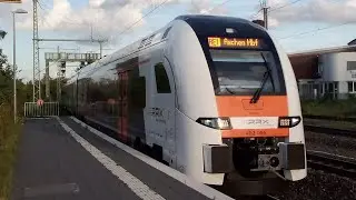 National Express RRX Siemens Desiro HC ride between Langerwehe and Eschweiler Hbf in Germany