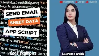 Send email from Sheet Learn Google Apps Script Source Code and Example Code