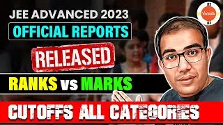 JEE Advanced 2023😱 |⚡ Detailed Data Released | Cutoffs All Categories|Ranks Vs Marks| Vinay Shur Sir