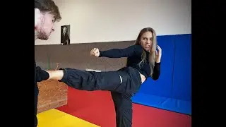 Girl vs 7 guys/Brutal fight