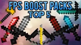 ★ Top 5 FPS Boost Texture Packs 2018 (Increase Frames by 100%)