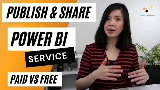 POWER BI - How to publish to Power BI Service Fast & Easy | Diff between Paid vs Free License