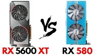 RX 5600 XT vs RX 580 | RX 580 vs RX 5600 XT | RX 5600 XT Gaming Benchmarks