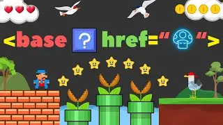 Основы HTML - Тег base + атрибуты target и href. HTML Basics - Base tag + attributes target & href.