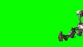 SPACE! NASA Mars Perseverance Rover animation on green screen - VFX for video Editing 