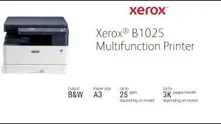 Xerox B1025 Multifunction Printer