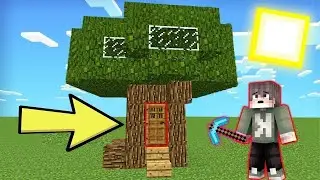 КОЛЯН ПОСТРОИЛ ДОМ ВНУТРИ ДЕРЕВА В МАЙНКРАФТ НУБИК ИГРАЕТ В MINECRAFT 100% ТРОЛЛИНГ ЛОВУШКА