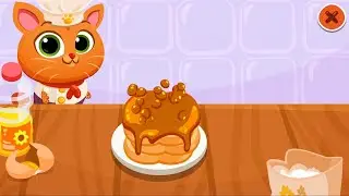КОТЕНОК БУБУ В РЕСТОРАНЕ!ГОТОВИМ БЛИНЫ И ВКУСНЫЙ ЧАЙ! # 2