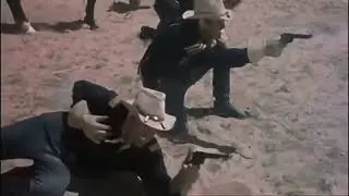 Fight scene between confederates and bandits