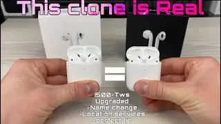 I500-Tws vs Airpods 2 - Perfect Clone with name change and location