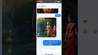 Celebrating Ram Navami with Meta AI. #ai #ram #metaai #ramnavami #rammandir