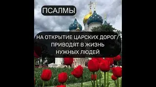 НА ОТКРЫТИЕ ЦАРСКИХ ДОРОГ. ПСАЛМЫ