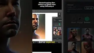 Let's Photoshop Ben Affleck as Spider-Man using Diffusely.ai 