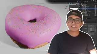 Blender 4.0 | Tutorial Membuat Donat Part 4 | Coloring & Finishing