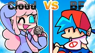 Friday Night Funkin' - VS Cloud | Notice Me Senpai (FNF Mod Hard/FNF Senpai's fangirl)