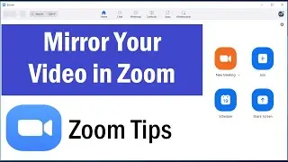 How to Mirror My Video in Zoom | How to flip camera on Zoom | Zoom Mirror My Video Not Working