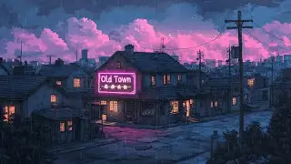 Lofi Hip Hop Beats 🌌 Nostalgic 1980s & 90s Vibes in a Beautiful Japanese Town 🏯 Lofi Rain Playlist