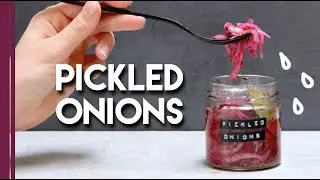 How to pickle red onions | Easy recipe