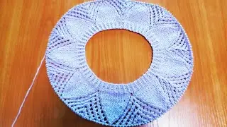 МК по вязанию круглой кокетки, 1 часть